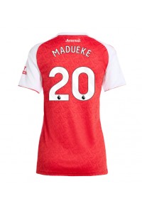 Arsenal Noni Madueke #20 Voetbaltruitje Thuis tenue Dames 2025-26 Korte Mouw
